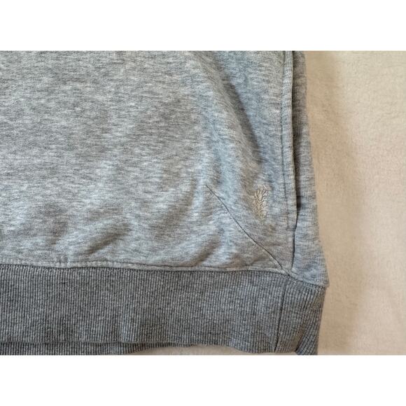 Free People Movement Hoodie Gray Marl Cotton Sweatshirt Size XS Oversized - Picture 4 of 11